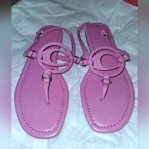 Coach flat sandals Size 8.5